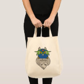 Owl Lucha Star Grocery Tas (Voorkant (product))