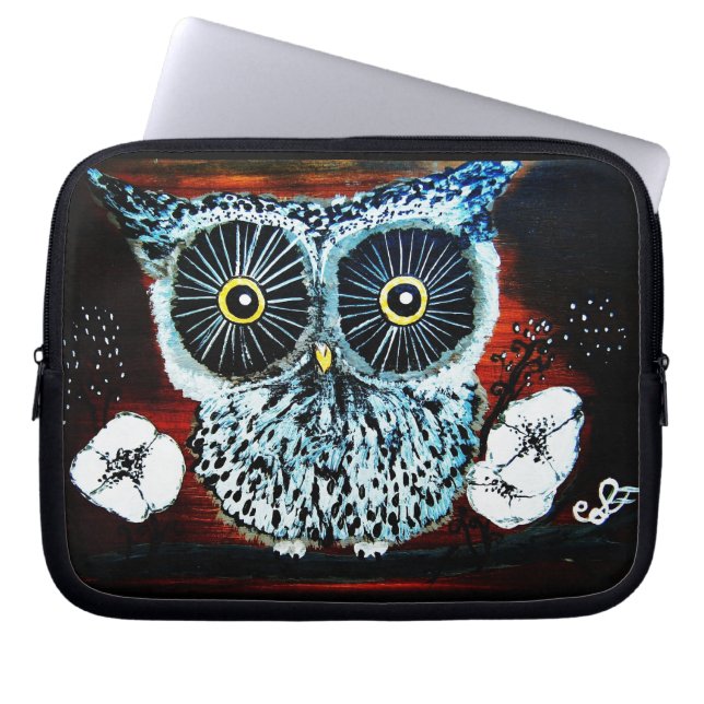 Owl Magic - laptoptas Laptop Sleeve (Voorkant)