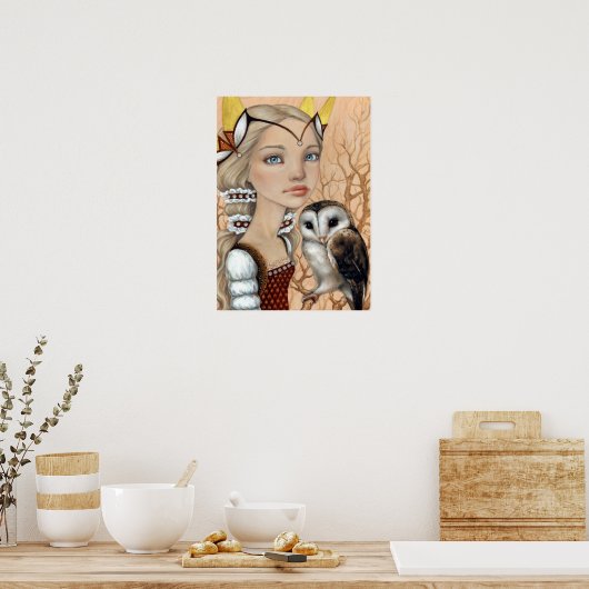 Owl Maiden Poster (Keuken)