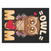 Owl mama | Gift for Owner Owl Mam Tafelkleed (Voorkant (Horizontaal))