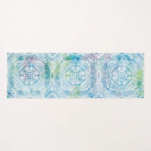 Owl Mandala Zen Yogamat (Voorkant (horizontaal))