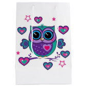 Owl Medium Cadeauzakje (Achterkant)