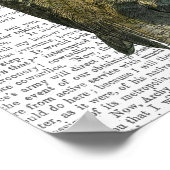 Owl met Antlers Poster (Hoek)