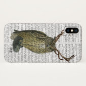 Owl met Antlers vlakte 2 Case-Mate iPhone Case (Achterkant (horizontaal))