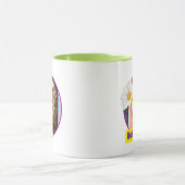 Owl met bloem in brievenbus mok (Midden)