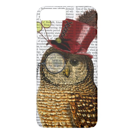 Owl met bovenste hak 3 Case-Mate iPhone case (Achterkant)