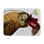 Owl met bovenste hak 3 magneet (Horizontaal)