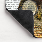 Owl met bovenste hak 3 muismat (Hoek)