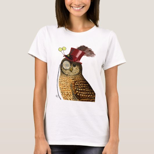 Owl met bovenste hak 3 t-shirt (Voorkant)