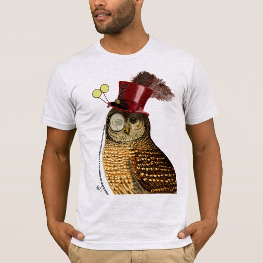 Owl met bovenste hak 3 t-shirt (Voorkant)