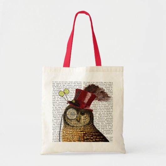 Owl met bovenste hak 3 tote bag (Voorkant)