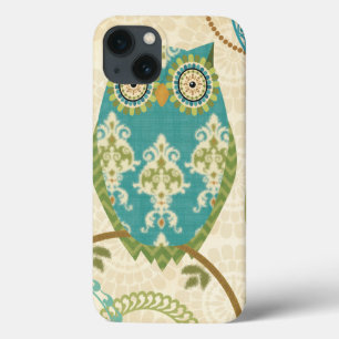 Owl met Circulaire Patronen Case-Mate iPhone Case