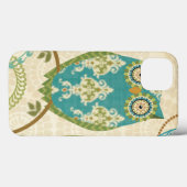 Owl met Circulaire Patronen Case-Mate iPhone Case (Achterkant (horizontaal))