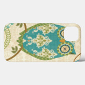 Owl met Circulaire Patronen Case-Mate iPhone Case (Achterkant (horizontaal))