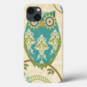 Owl met Circulaire Patronen Case-Mate iPhone Case