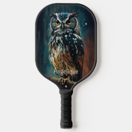 Owl met Jouw naam Pickleball Paddle