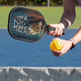 Owl met Jouw naam Pickleball Paddle