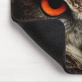 Owl met Oranje kleur voor ogen Muismat (Hoek)