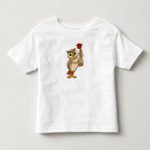 Owl met Roos Kinder Shirts