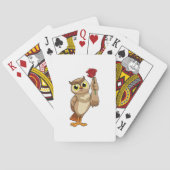 Owl met Roos Pokerkaarten (Achterkant)