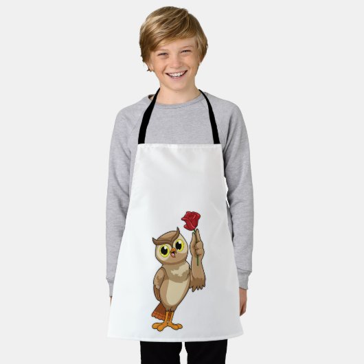 Owl met Roos Schort (Gedragen)