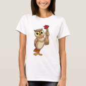 Owl met Roos T-shirt (Voorkant)
