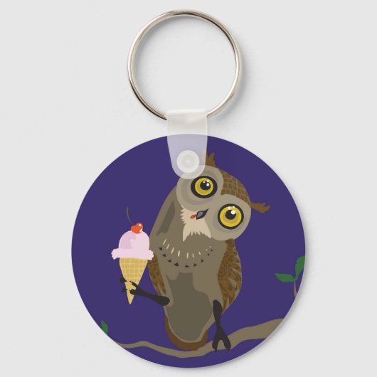 Owl met sleutelhanger IceCream (Voorkant)