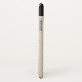 Owl met snor en Pet Case-Mate iPhone Case (Achterkant / rechts)