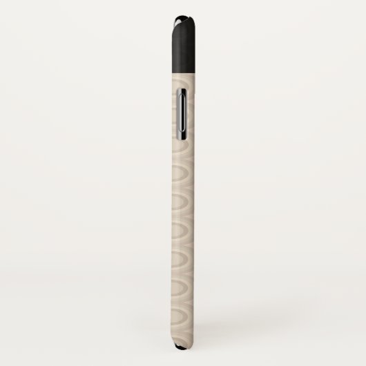 Owl met snor en Pet Case-Mate iPhone Case (Achterkant / rechts)