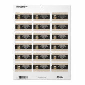 Owl met snor en Pet Etiket (Full Sheet)