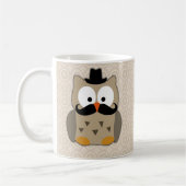 Owl met snor en Pet Koffiemok (Links)