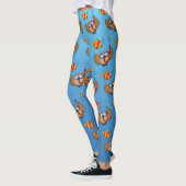Owl met Snorkel Masker en Tropische Vis Leggings (Links)