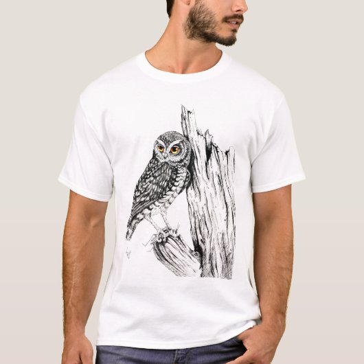 Owl met sprinkhanen Shirt (Voorkant)