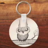 Owl met stand - Sleutelhanger (Voorkant)