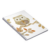 Owl met Stropdas in boomlaptop Notitieboek (Rechterzijde)