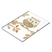 Owl met Stropdas in boomlaptop Notitieboek (Linkerzijde)