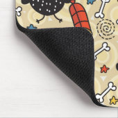 Owl met vleespatroon muismat (Hoek)