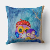 Owl Moeder Pillow Kussen (Achterkant)