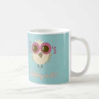 Owl Mok Birthday Party Gifts Pink Blauwgroen