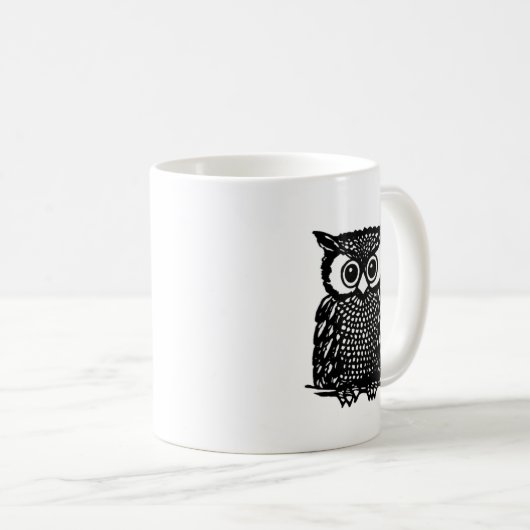 Owl Mok. Koffiemok (Voorkant rechts)
