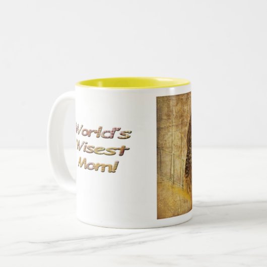 Owl Mok - World's Wisest Mam (Voorkant links)