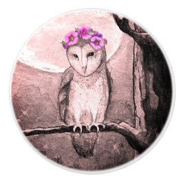 Owl Moon 2 keramische knop