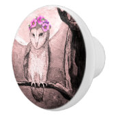 Owl Moon 2 keramische knop (Rechts)