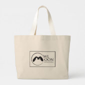 Owl Moon Raptor Center Market Canvas tas (Achterkant)