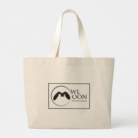 Owl Moon Raptor Center Market Canvas tas (Achterkant)