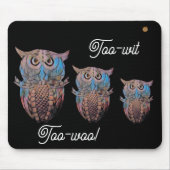 Owl Mousemat Muismat (Voorkant)