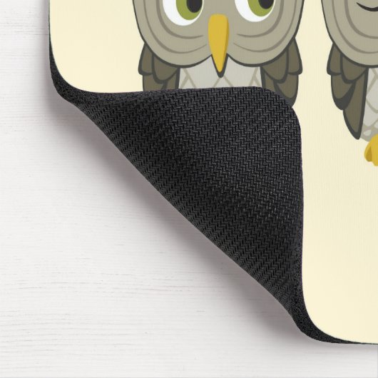 Owl Mousepad Muismat (Hoek)