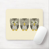 Owl Mousepad Muismat (Met muis)