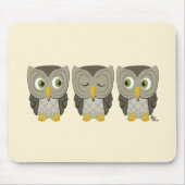 Owl Mousepad Muismat (Voorkant)