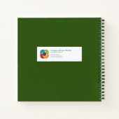 Owl mozaïekspiraal notitieboek (Achterkant)